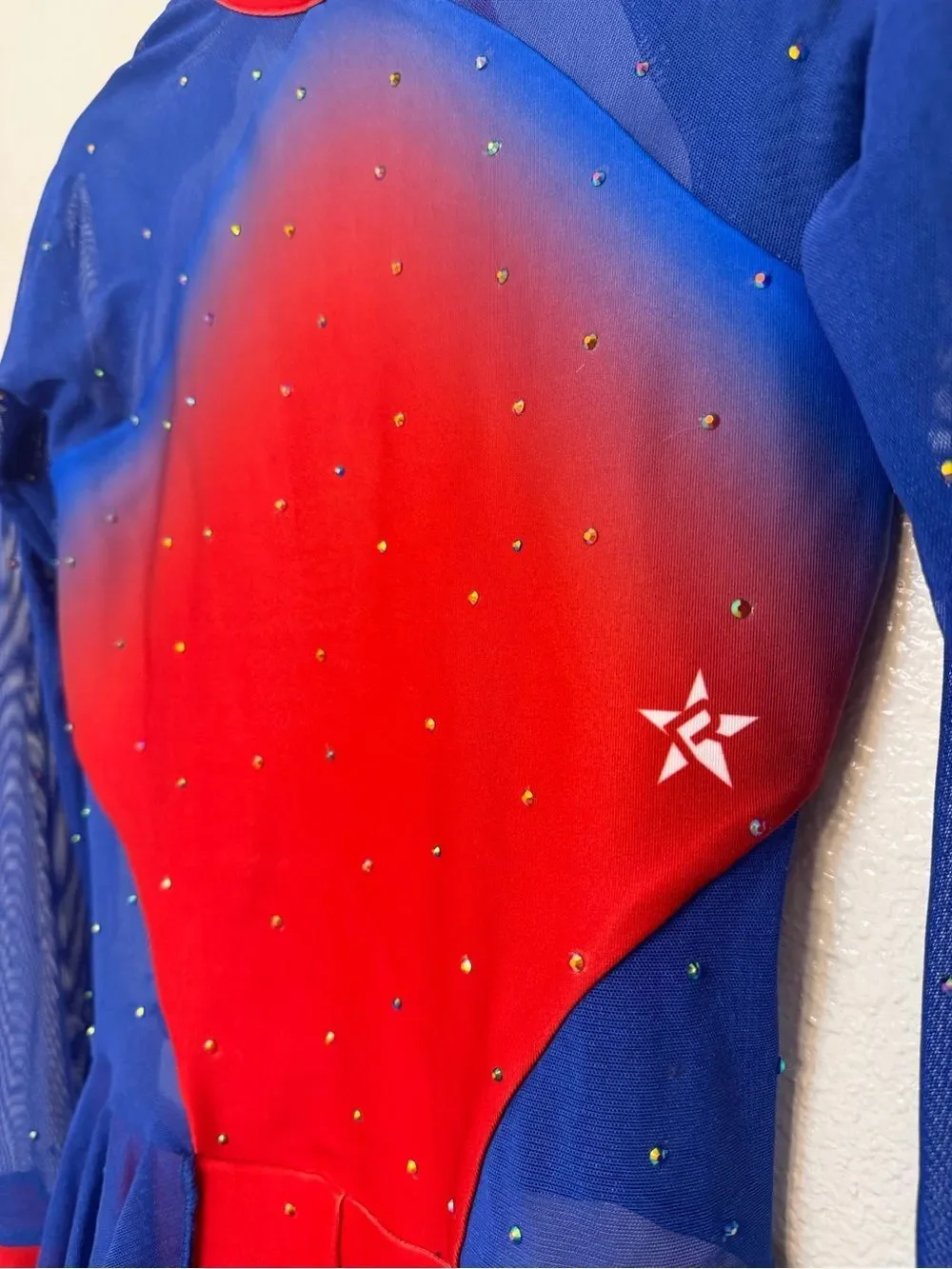 Custom Rebel Athletic Performance Costume Cheer baton pom dress uniform Y Large